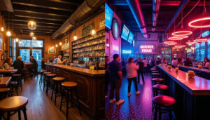 découvrez les différences de gestion entre un bar de quartier convivial et un bar branché tendance : ambiance, clientèle, stratégie et défis au quotidien.