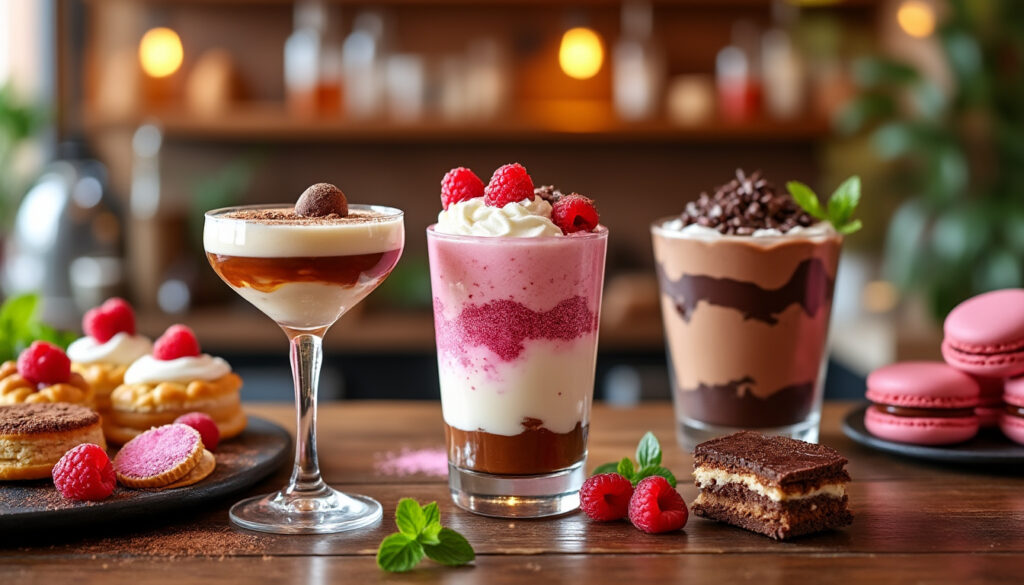 découvrez des cocktails inspirés par la pâtisserie, alliant saveurs sucrées et créativité. des recettes originales pour surprendre vos papilles et réinventer vos apéritifs !