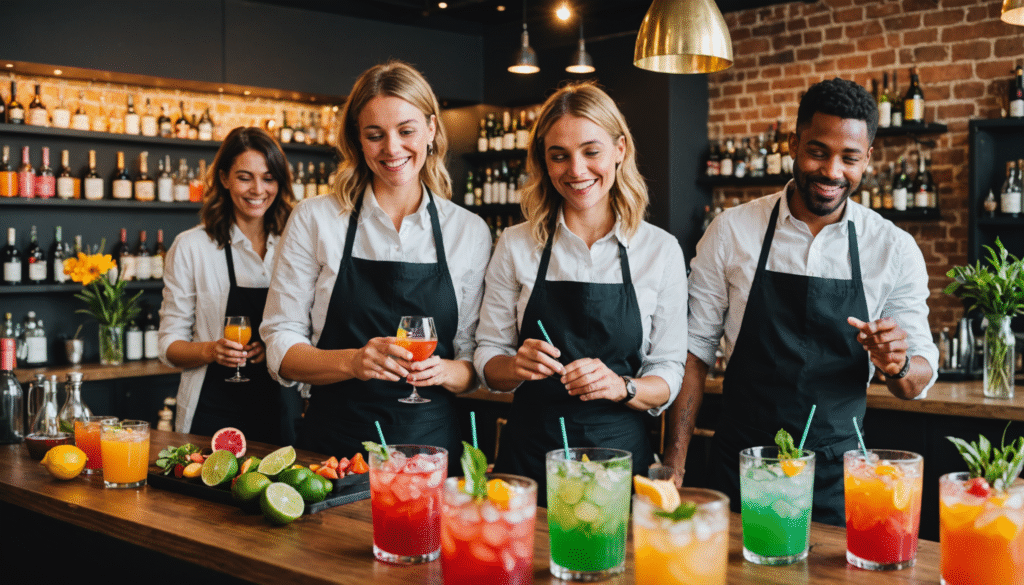 découvrez les bars-ateliers où la mixologie devient un jeu d’enfant : participez à des cours ludiques, créez vos propres cocktails et vivez une expérience conviviale autour de l’art du bar.