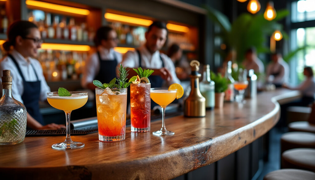 découvrez notre sélection des bars à cocktails gastronomiques incontournables, où mixologie rime avec créativité et saveurs raffinées. parfaits pour des expériences uniques entre passionnés de bonnes boissons !