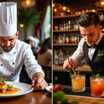 découvrez comment les duos chef-barman talentueux révolutionnent la gastronomie en associant cuisine raffinée et cocktails innovants. portraits de tandems qui marquent leur époque.