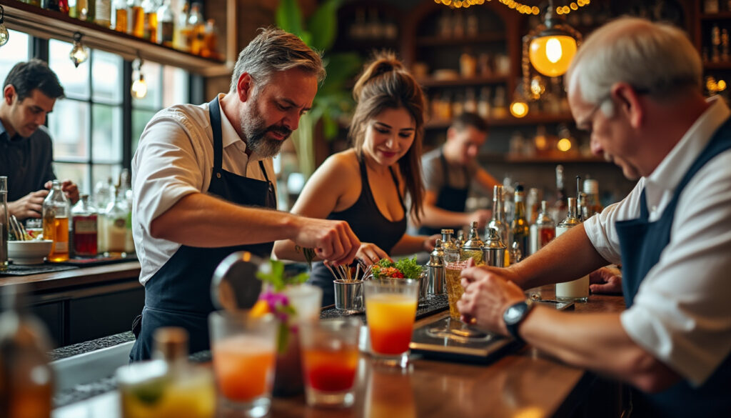 découvrez comment des personnes issues de différents horizons ont choisi des chemins inattendus pour devenir barman et s’épanouir dans ce métier passionnant.