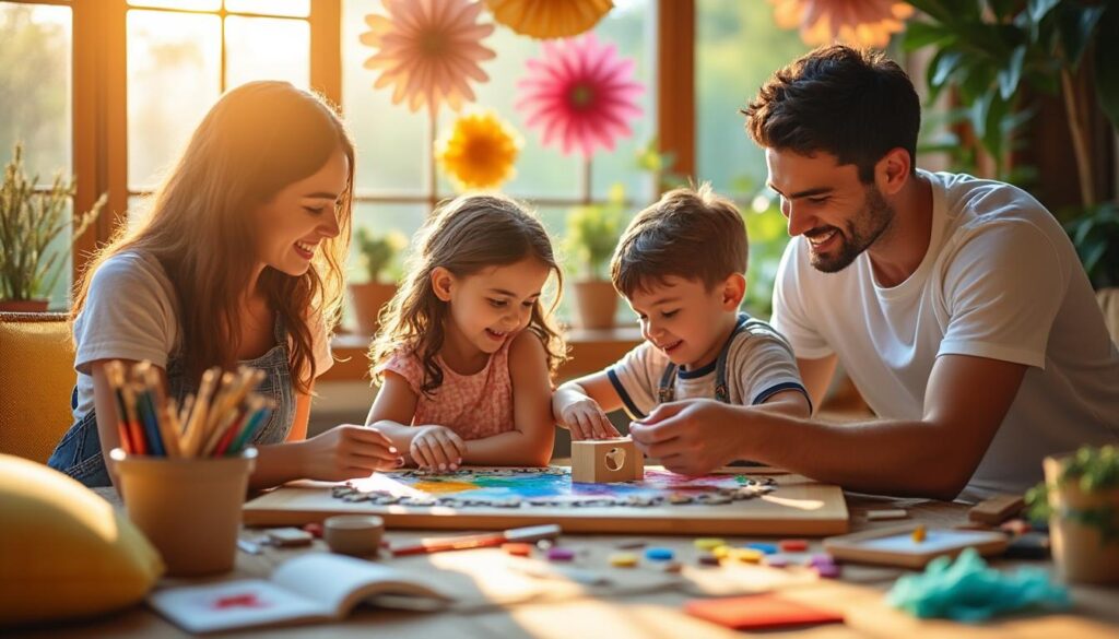 découvrez des idées d’activités ludiques et créatives pour renforcer les liens entre parents et enfants lors d’ateliers conviviaux et enrichissants.