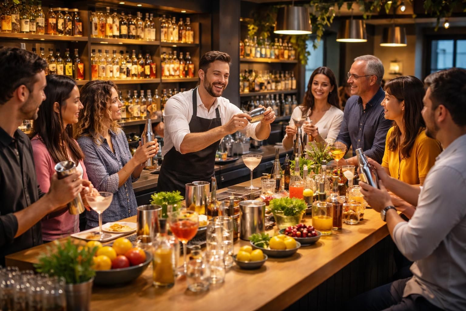 participez à un atelier cocktail créatif chez school bar atelier et découvrez l'art de la mixologie professionnelle pour créer des boissons originales et savoureuses.